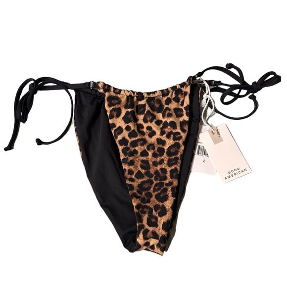 GOOD AMERICAN•Leopard bikini bottoms - Picture 2 of 6
